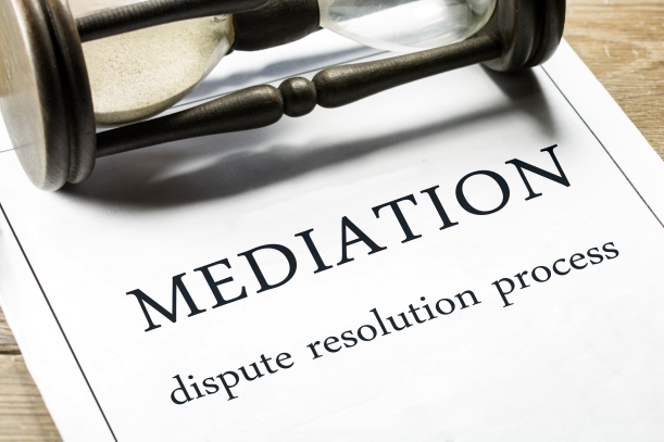 Mediation - dispute resolution process.
